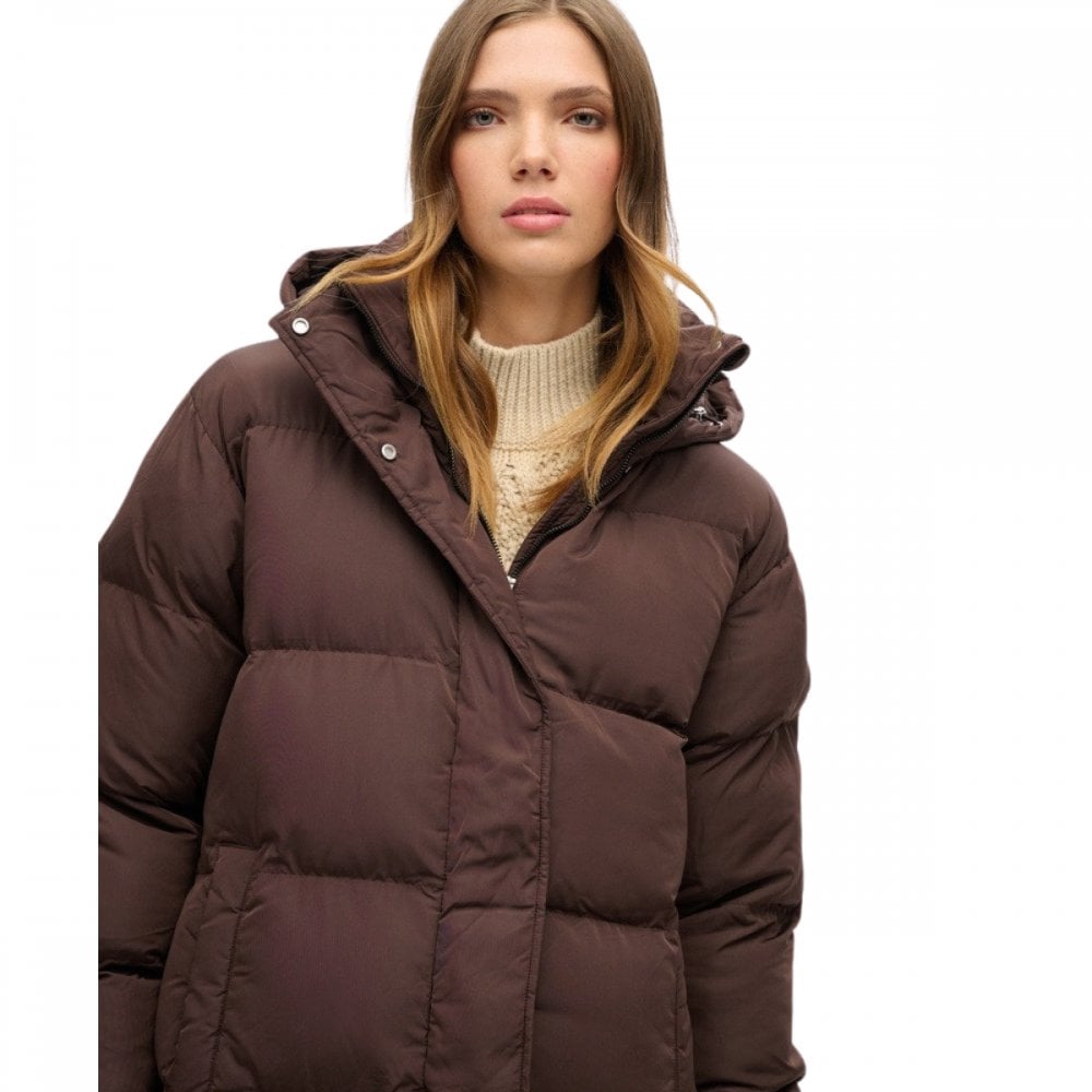 Superdry Maxi Hooded Puffer Coat