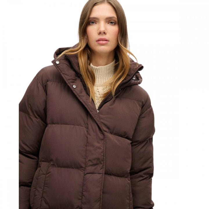 Superdry Maxi Hooded Puffer Coat