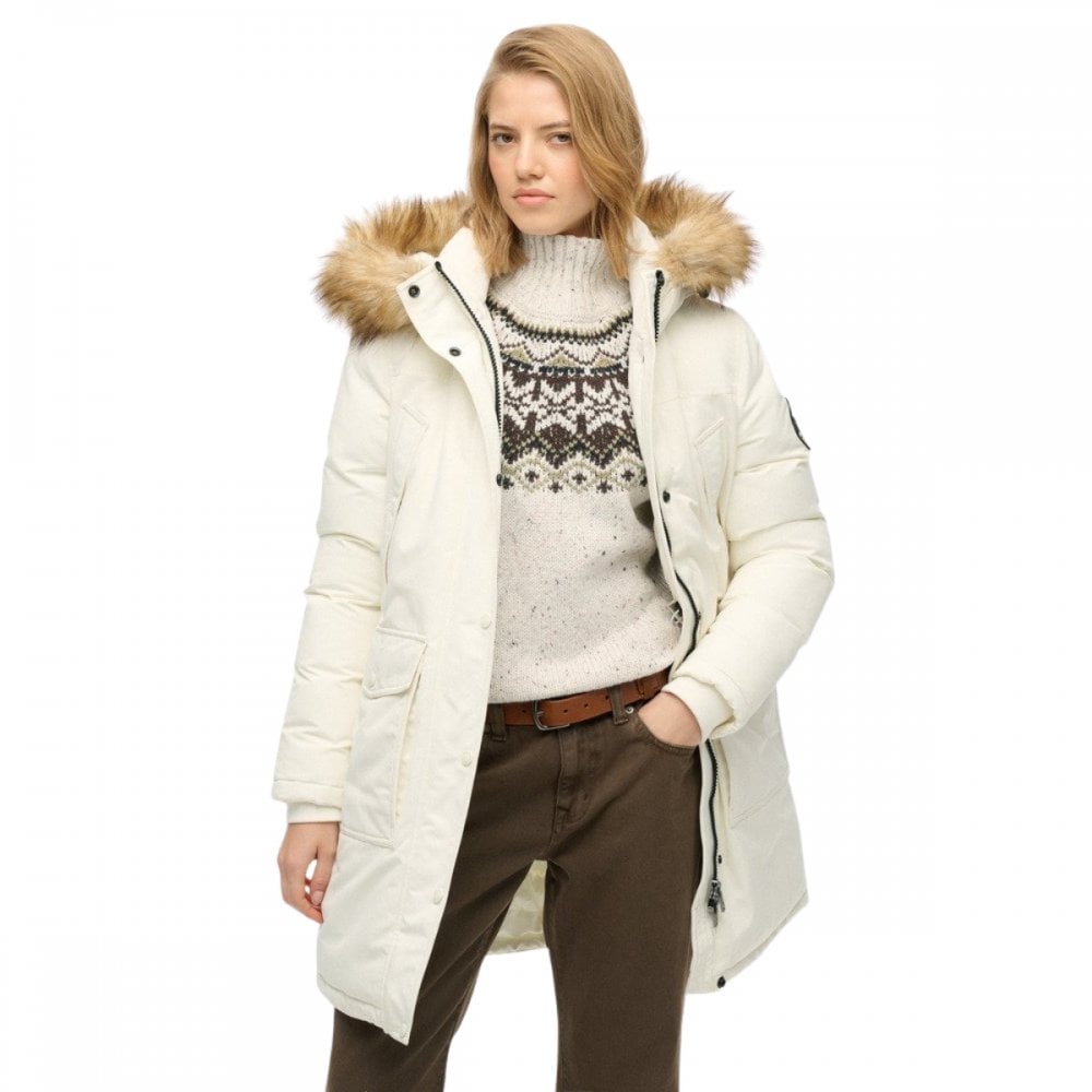 Superdry Everest Faux Fur Parka Coat