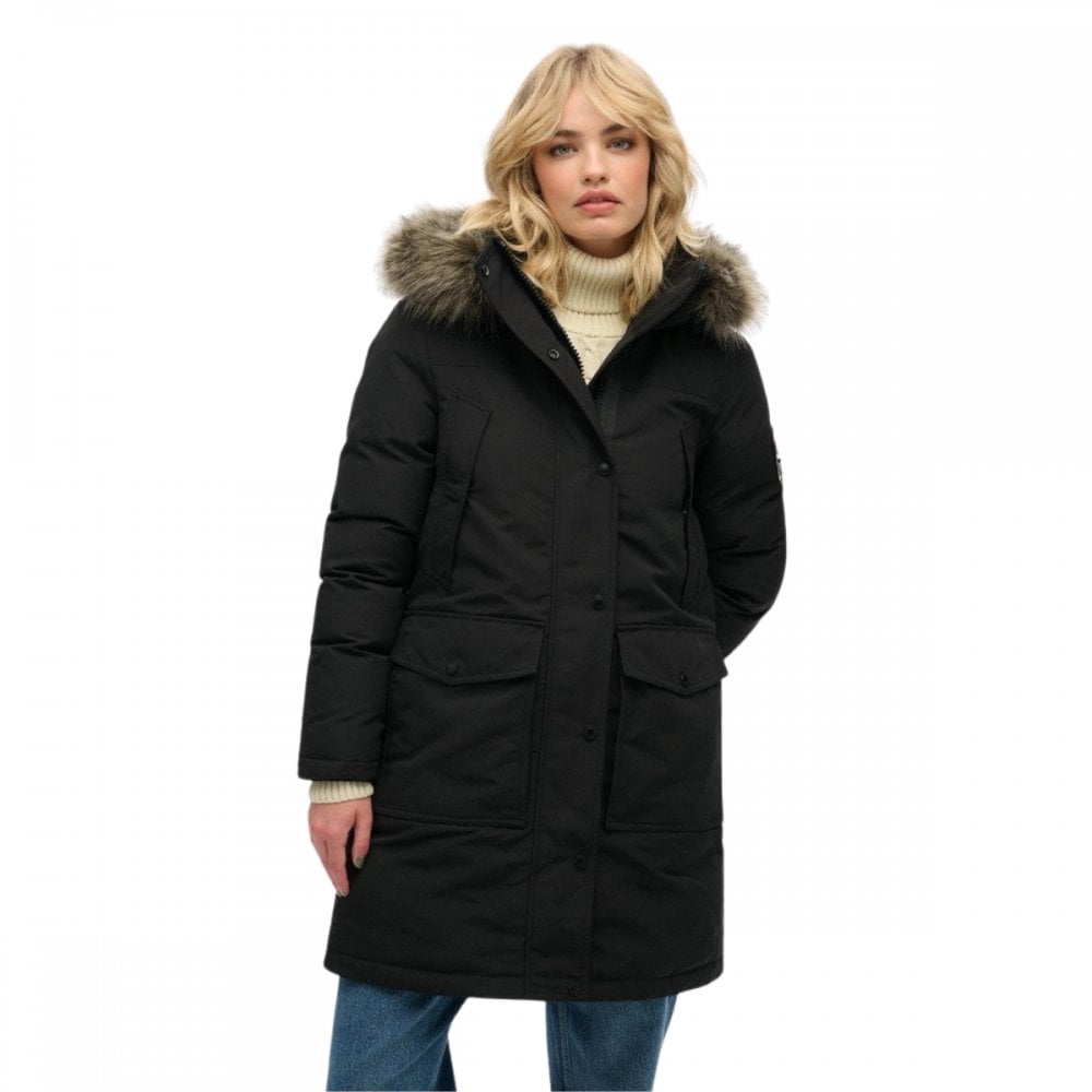 Superdry Everest Faux Fur Parka Coat