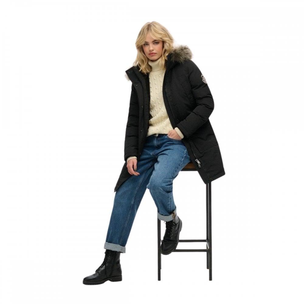 Superdry Everest Faux Fur Parka Coat