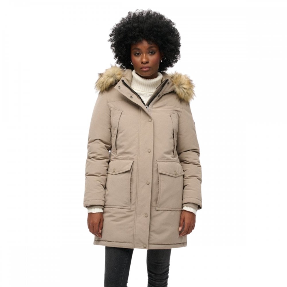 Superdry Everest Faux Fur Parka Coat