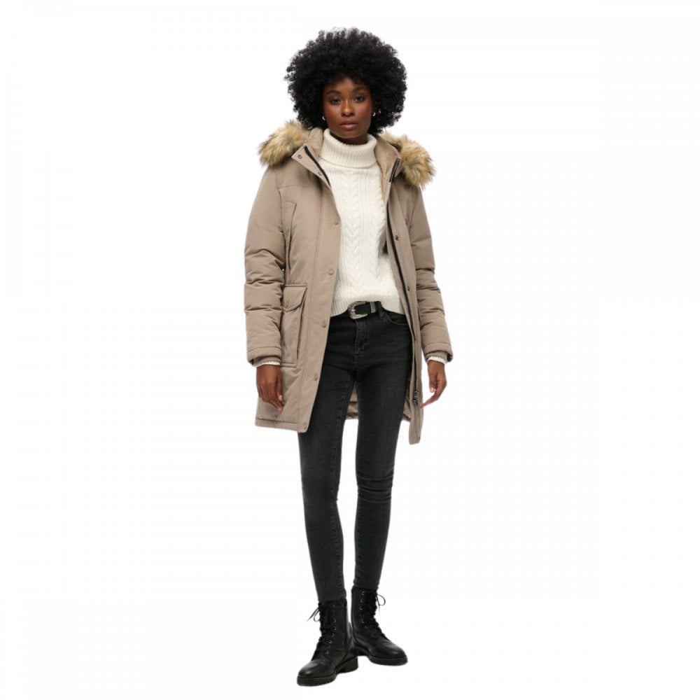 Superdry Everest Faux Fur Parka Coat
