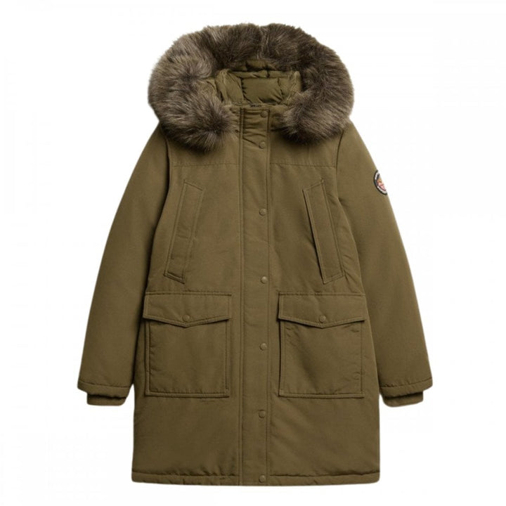 Superdry Everest Faux Fur Parka Coat