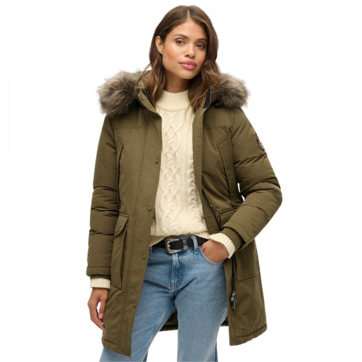 Superdry Everest Faux Fur Parka Coat
