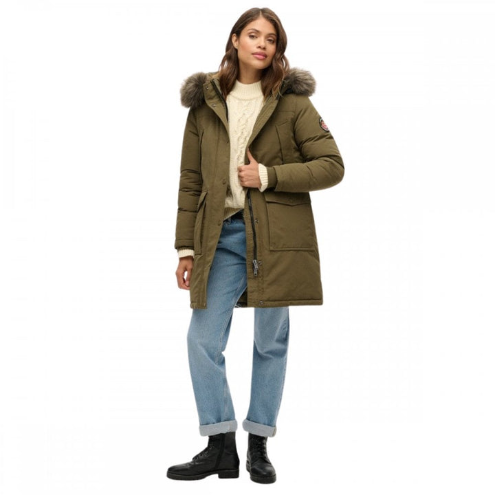 Superdry Everest Faux Fur Parka Coat