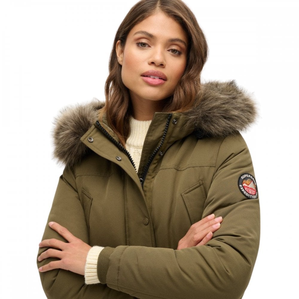 Superdry Everest Faux Fur Parka Coat