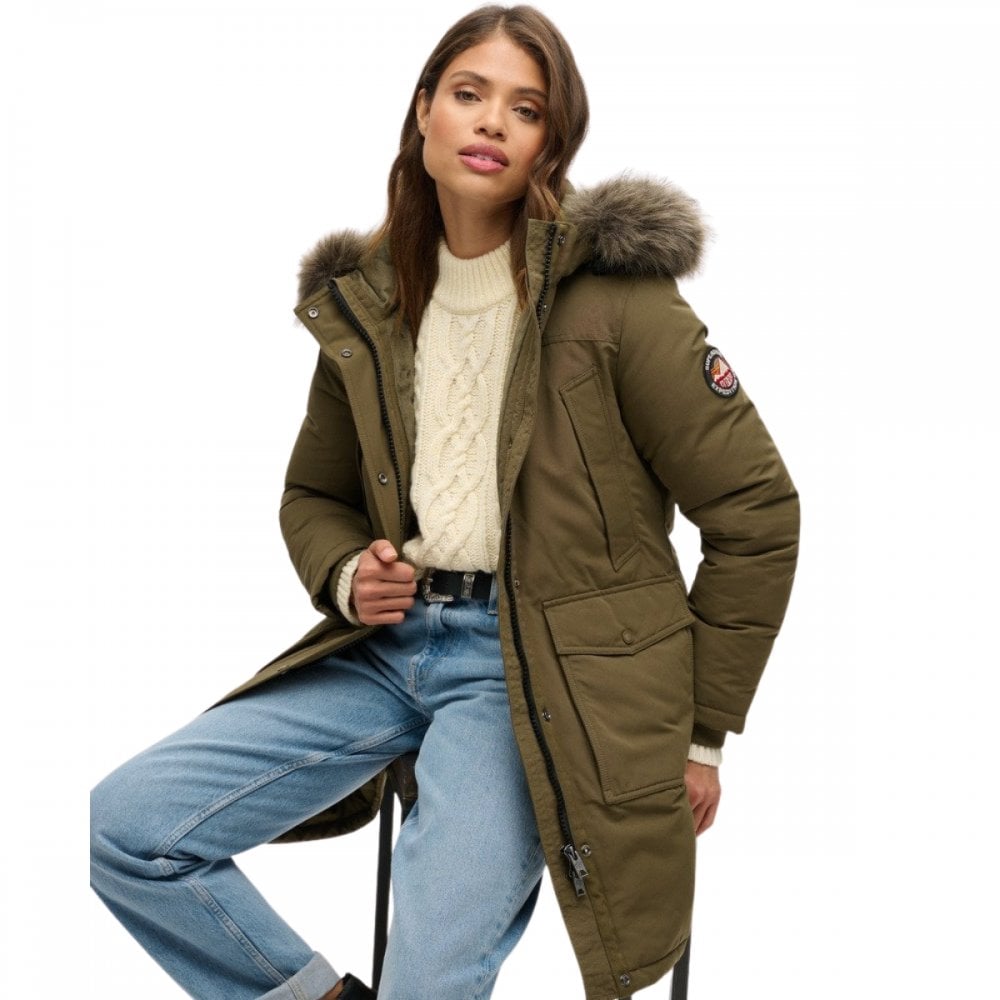Superdry Everest Faux Fur Parka Coat