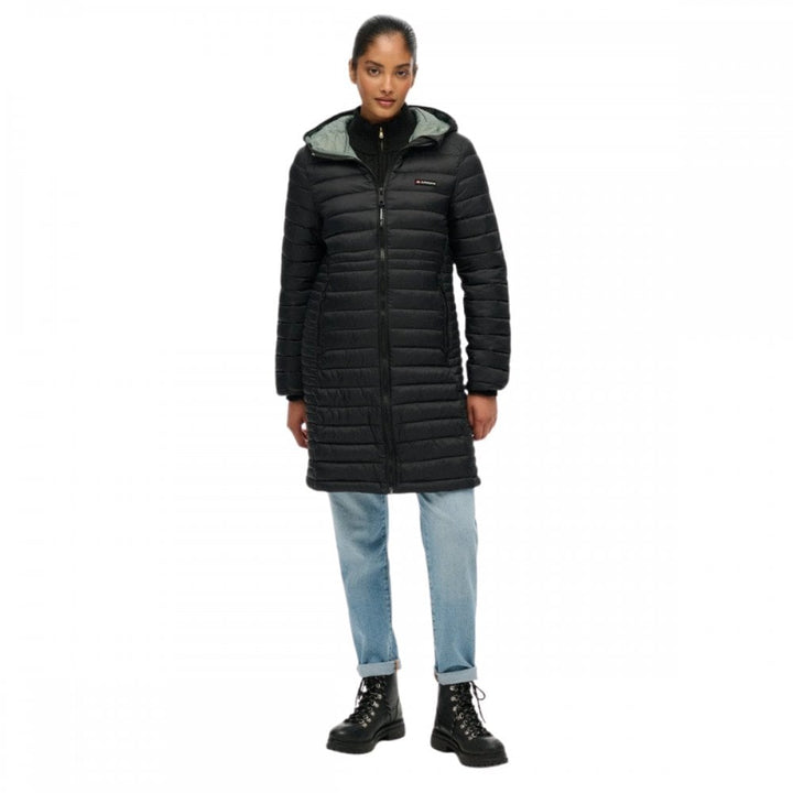 Superdry Hooded Fuji Lite Mid Length Padded Jacket