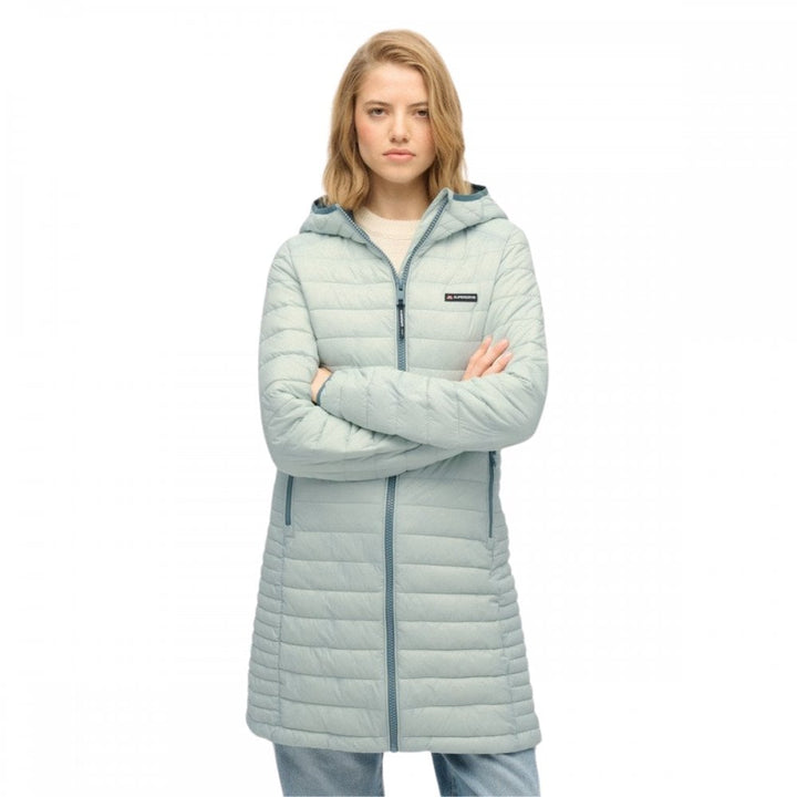 Superdry Hooded Fuji Lite Mid Length Padded Jacket