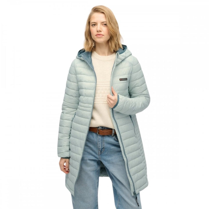 Superdry Hooded Fuji Lite Mid Length Padded Jacket