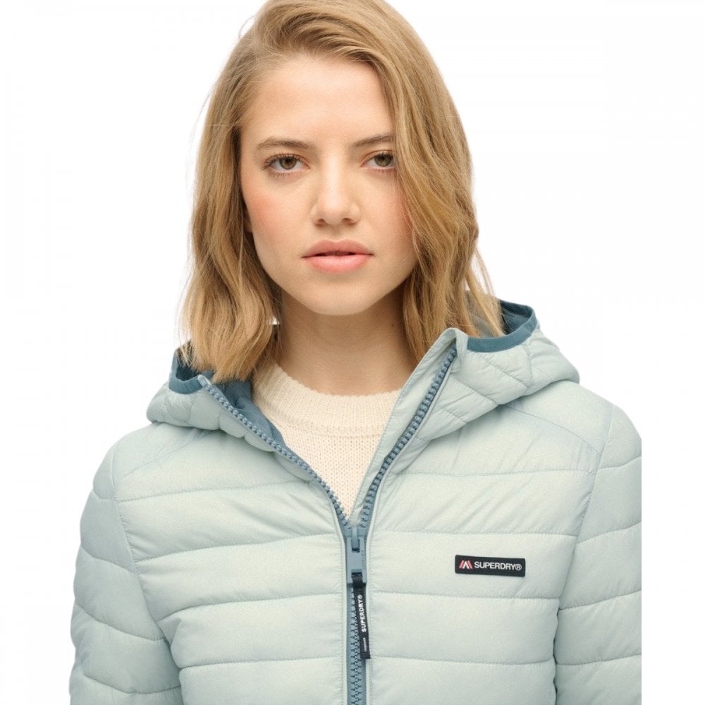 Superdry Hooded Fuji Lite Mid Length Padded Jacket