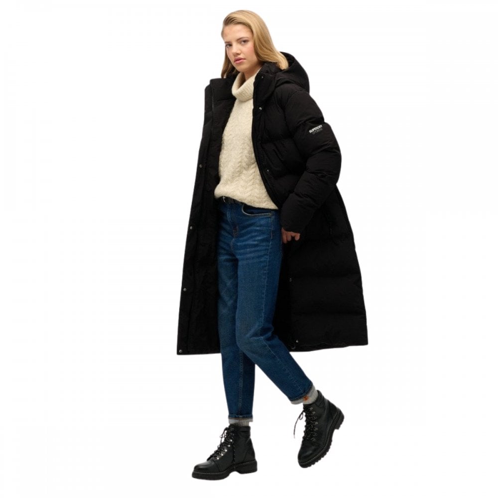Superdry Hooded Longline Puffer Jacket
