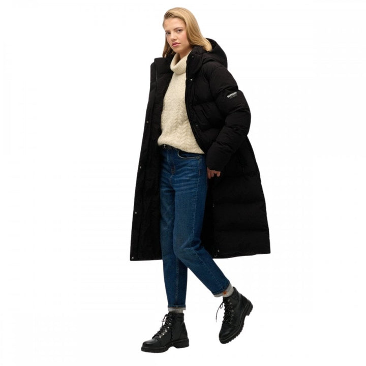 Superdry Hooded Longline Puffer Jacket