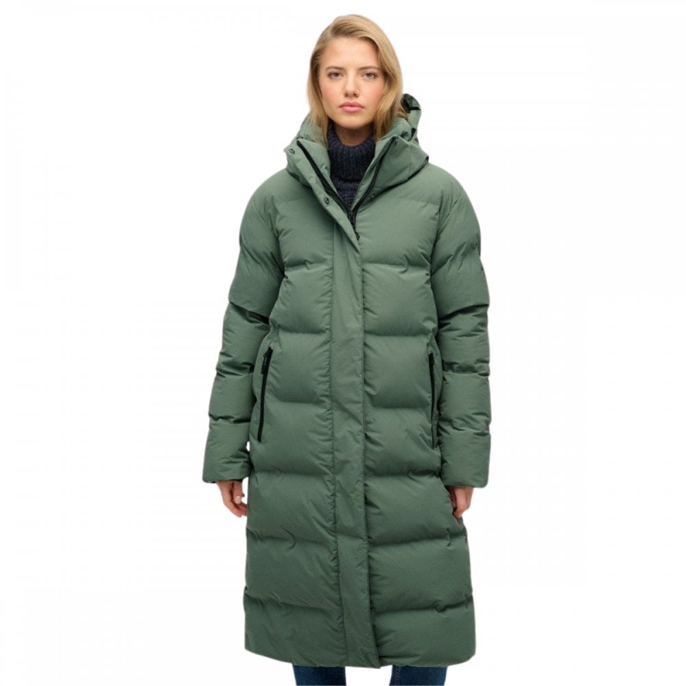 Superdry Hooded Longline Puffer Jacket