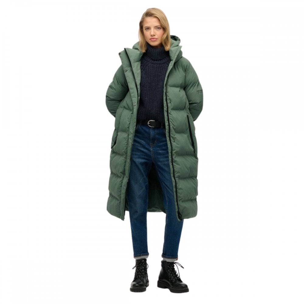 Superdry Hooded Longline Puffer Jacket