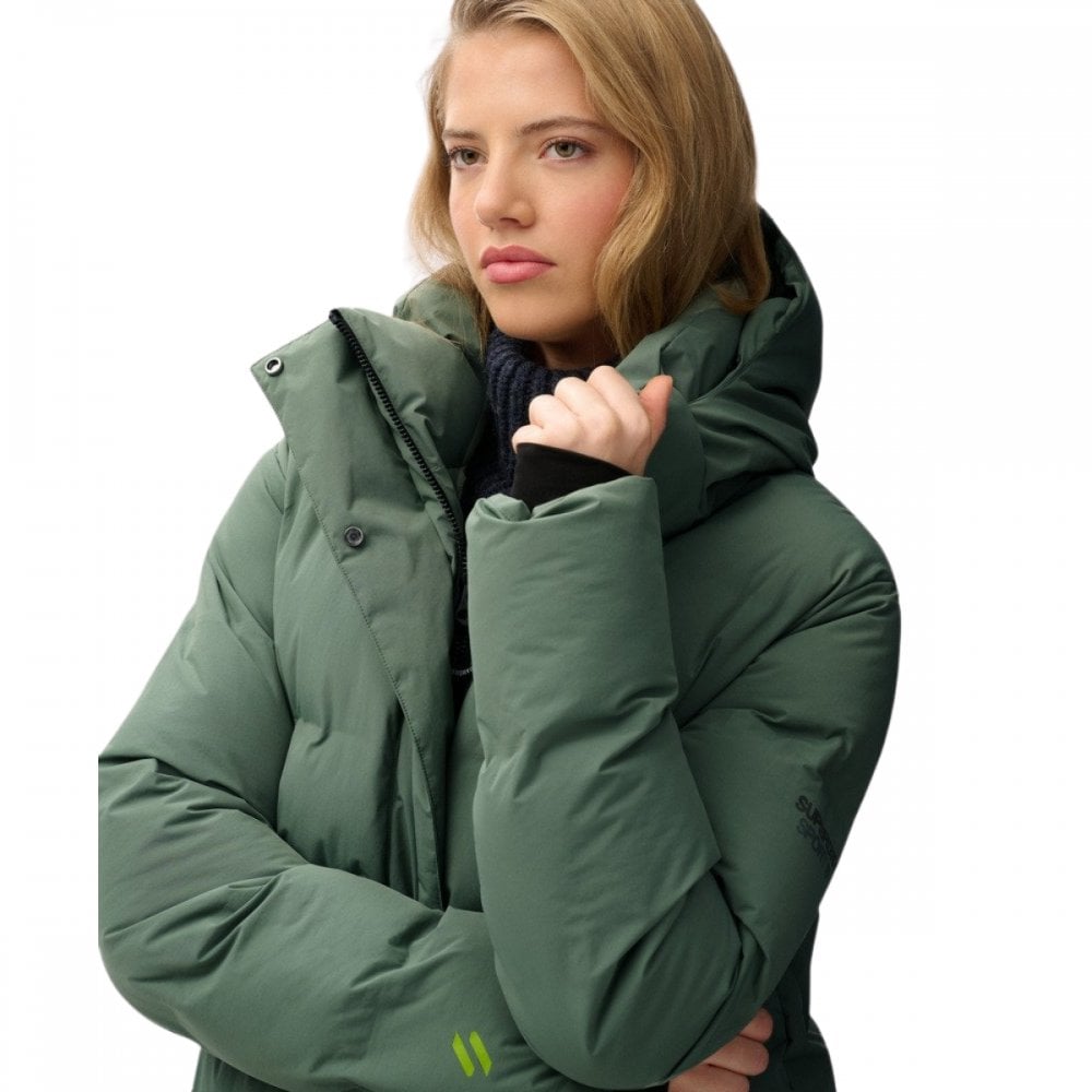 Superdry Hooded Longline Puffer Jacket