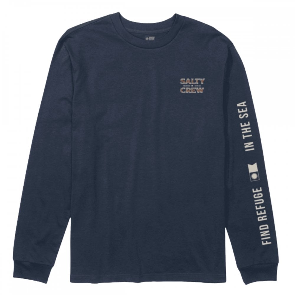 Salty Crew Offset L/S Tee
