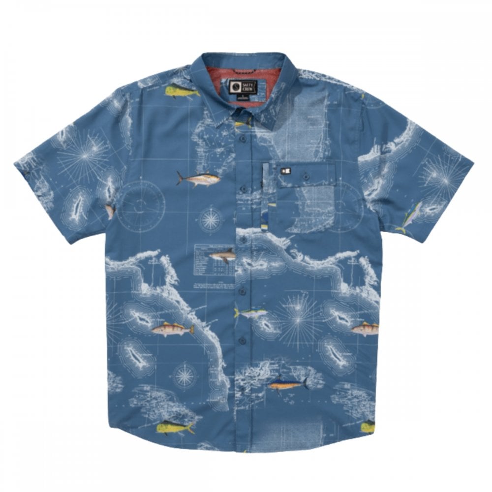 Salty Crew Flagship Uv Button Up Shirt