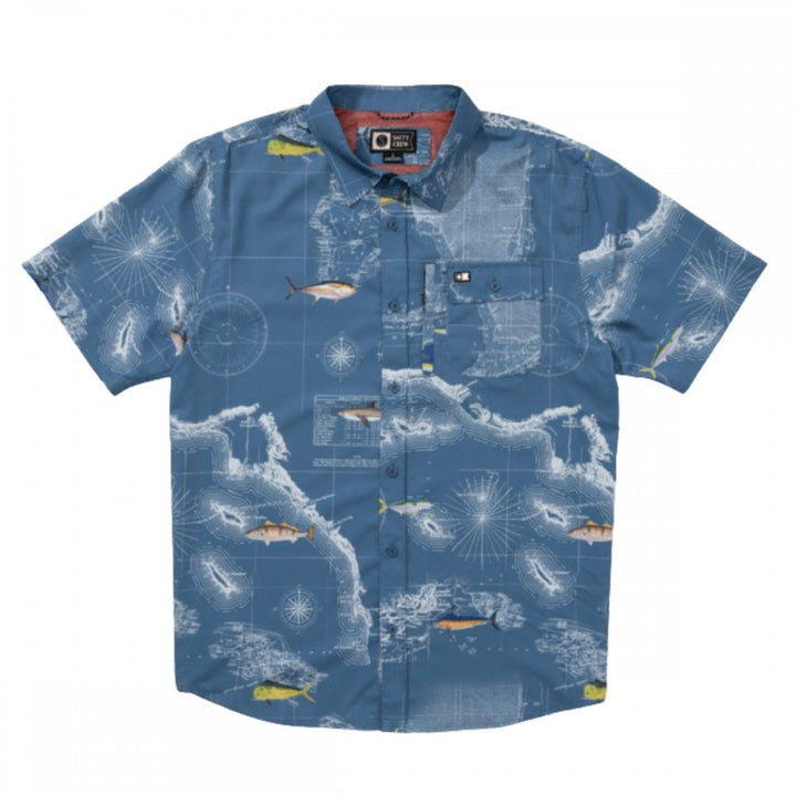Salty Crew Flagship Uv Button Up Shirt