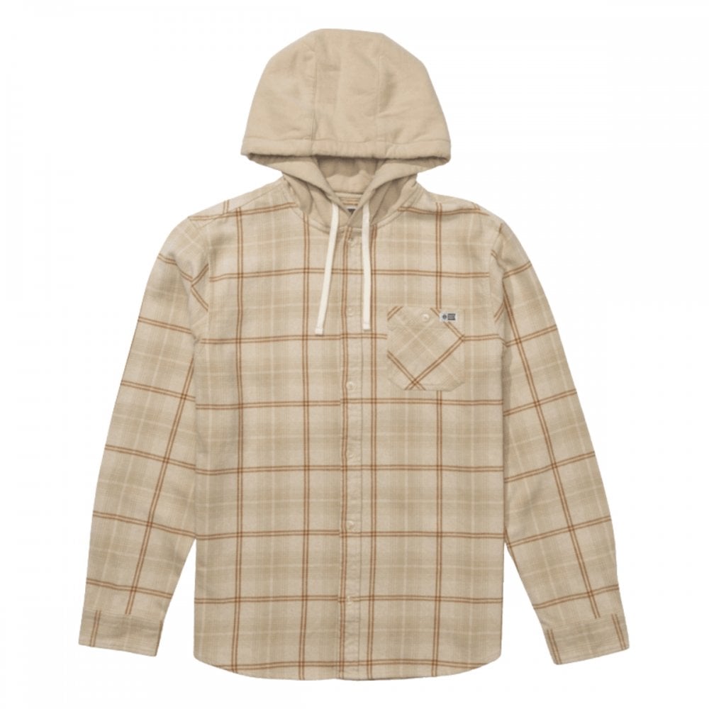 Salty Crew Whitewash Hooded Flannel