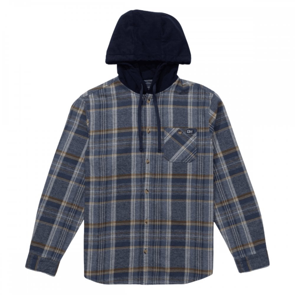 Salty Crew Whitewash Hooded Flannel
