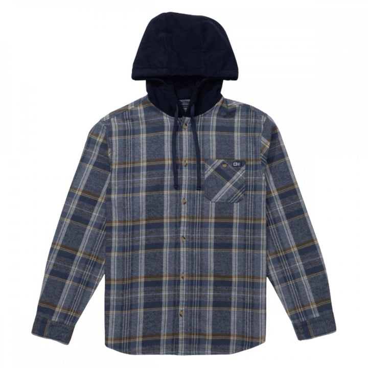 Salty Crew Whitewash Hooded Flannel