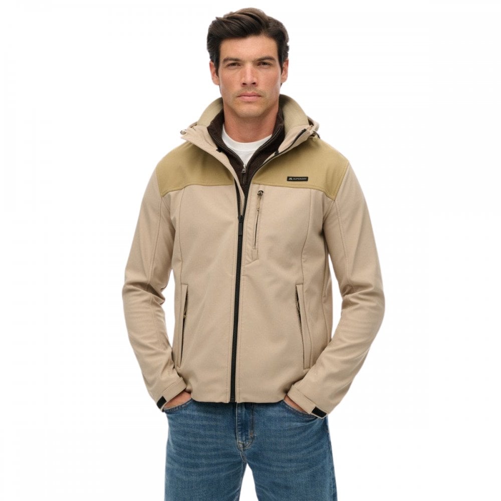 Superdry Hooded Soft Shell Trekker Jacket