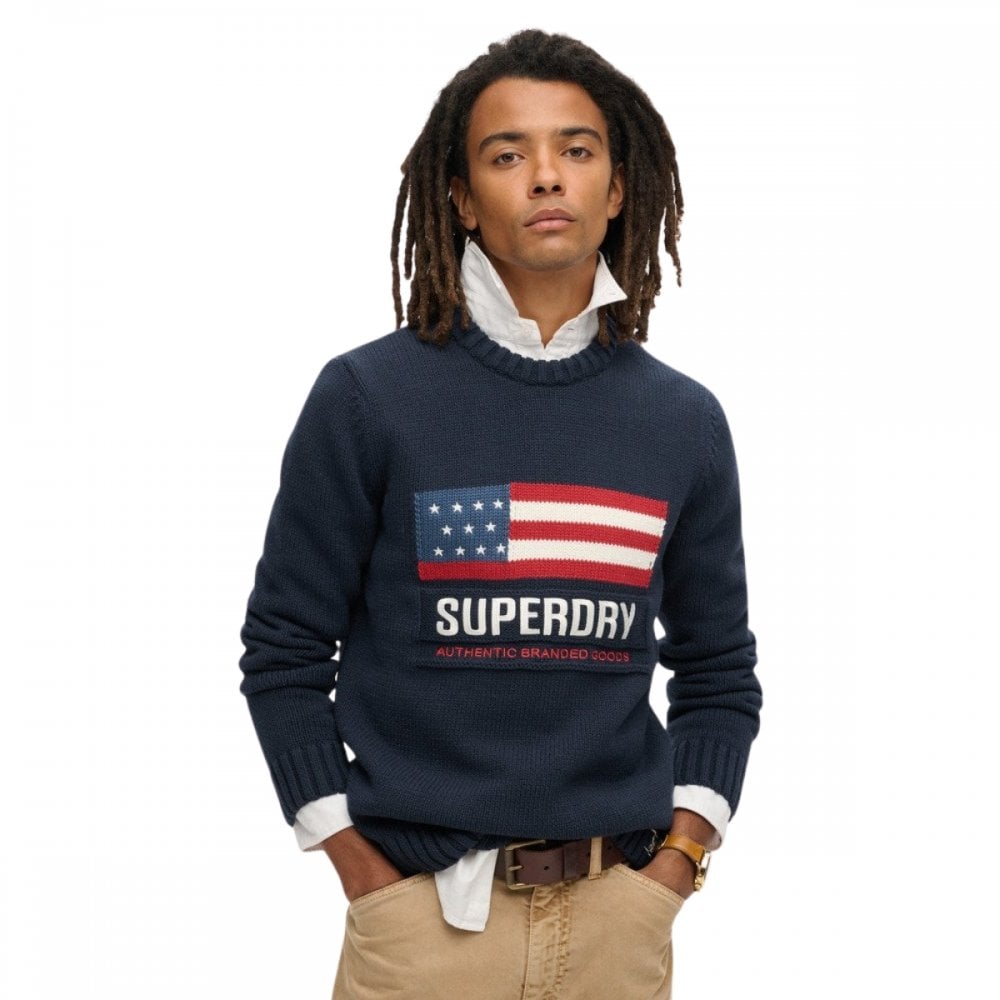 Superdry Vintage Athletic Knit Jumper