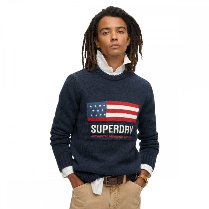 Superdry Vintage Athletic Knit Jumper