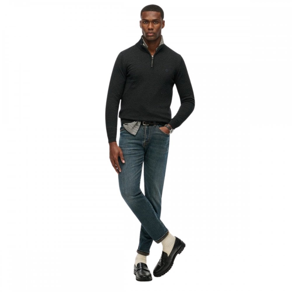 Superdry Essentials Cotton Half Zip Jumper