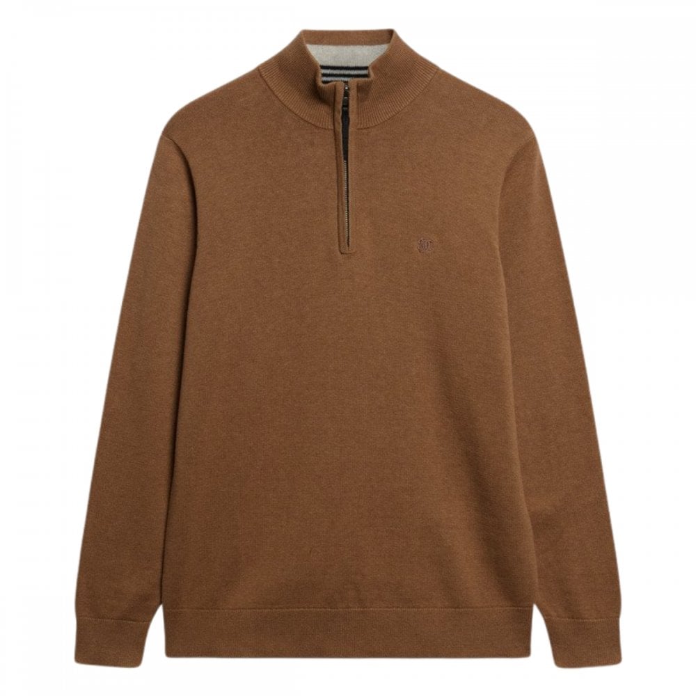 Superdry Essentials Cotton Half Zip Jumper