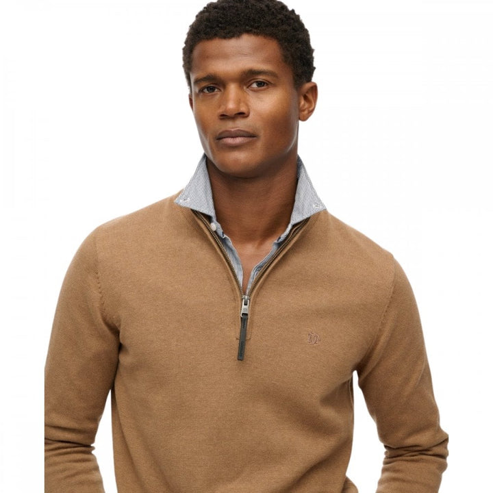 Superdry Essentials Cotton Half Zip Jumper
