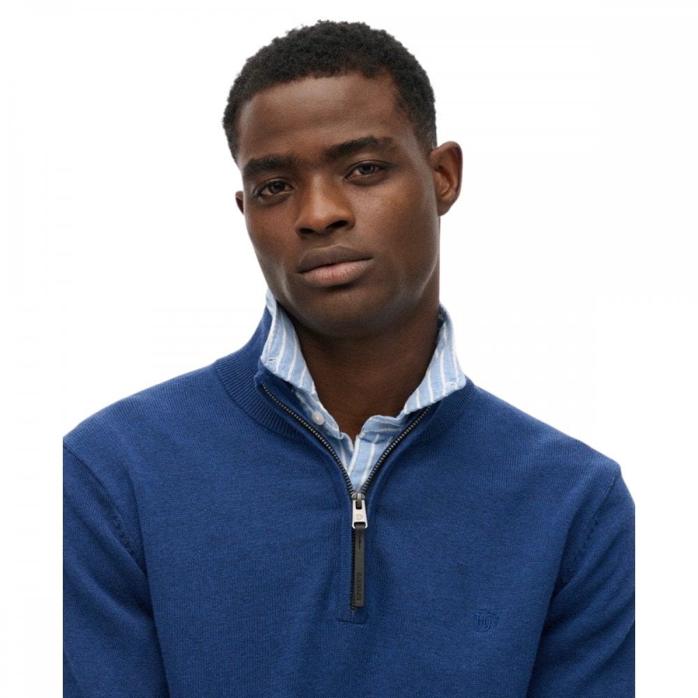 Superdry Essentials Cotton Half Zip Jumper