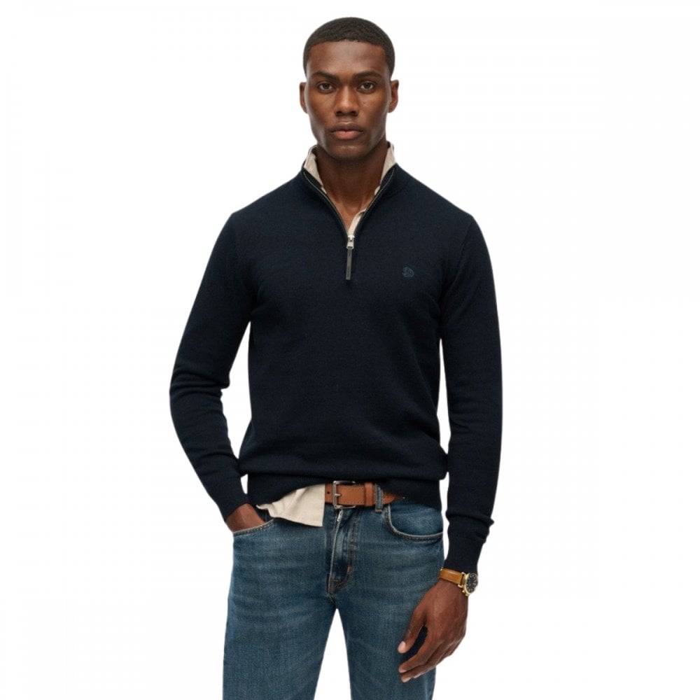 Superdry Essentials Cotton Half Zip Jumper
