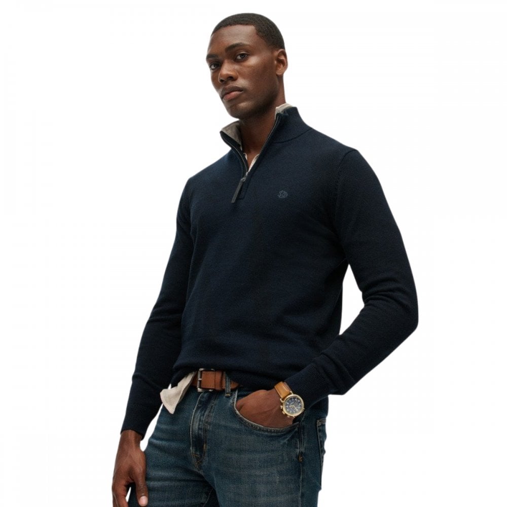 Superdry Essentials Cotton Half Zip Jumper