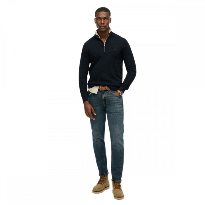 Superdry Essentials Cotton Half Zip Jumper