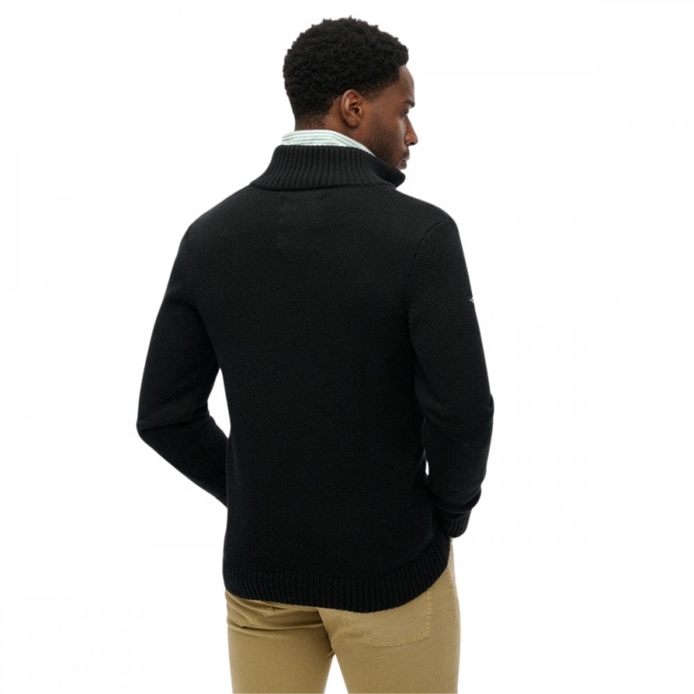 Superdry Cotton Half Zip Knit Jumper