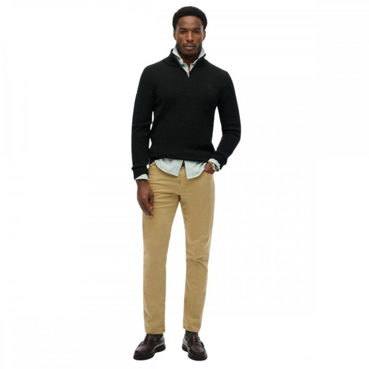 Superdry Cotton Half Zip Knit Jumper