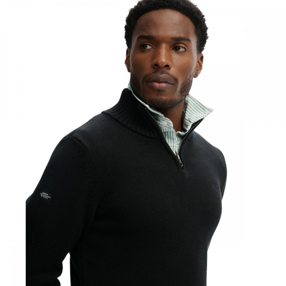 Superdry Cotton Half Zip Knit Jumper