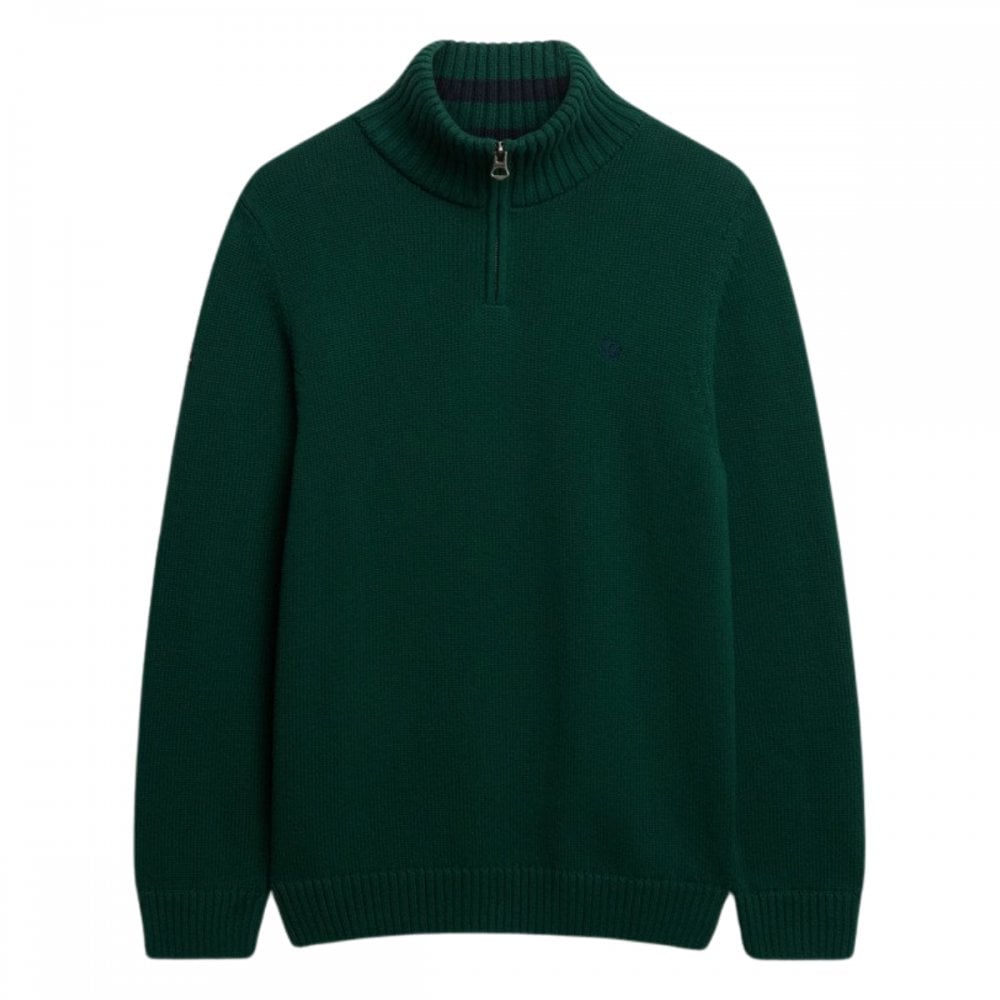 Superdry Cotton Half Zip Knit Jumper