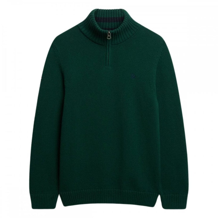 Superdry Cotton Half Zip Knit Jumper