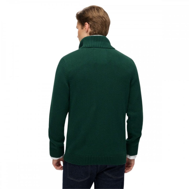 Superdry Cotton Half Zip Knit Jumper