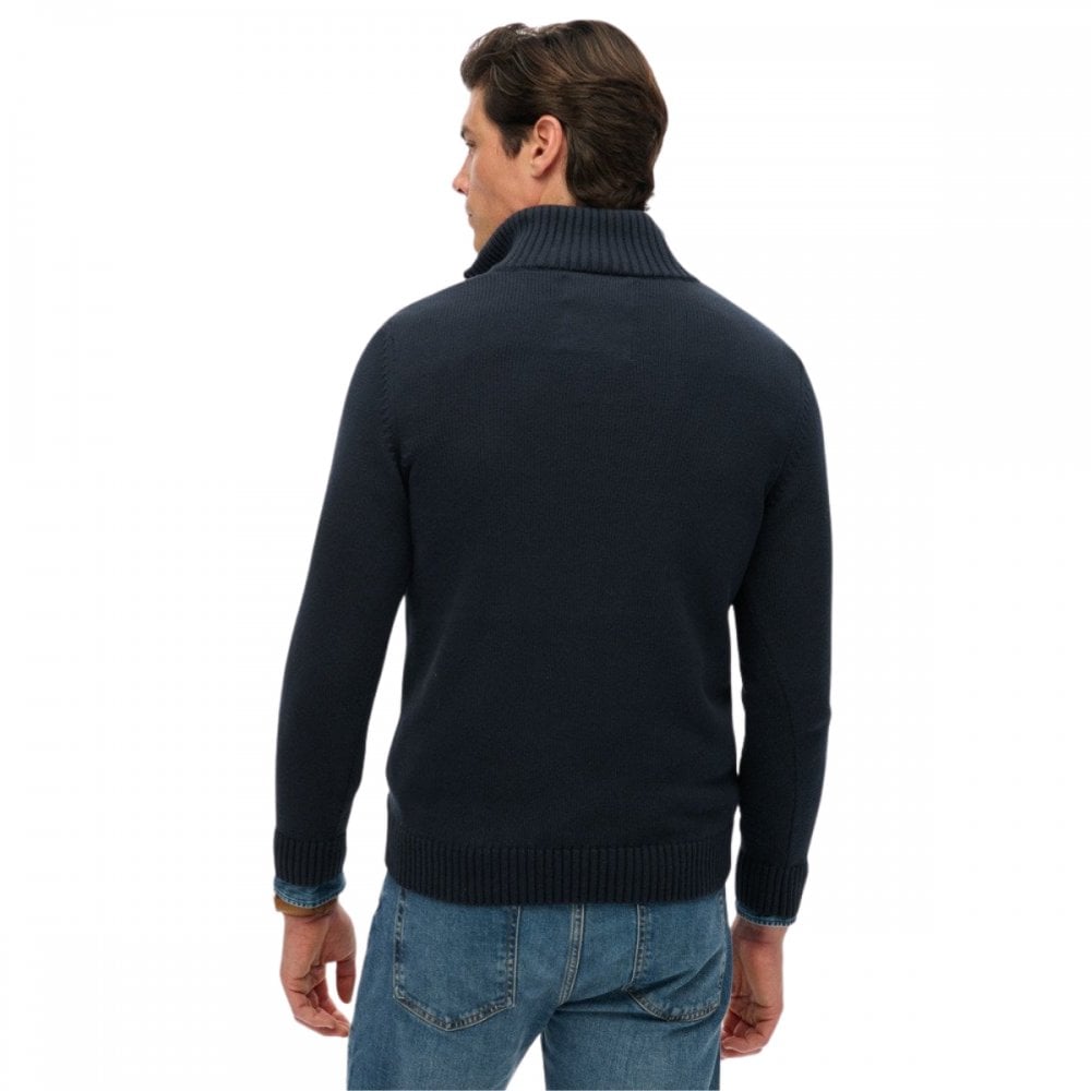 Superdry Cotton Half Zip Knit Jumper