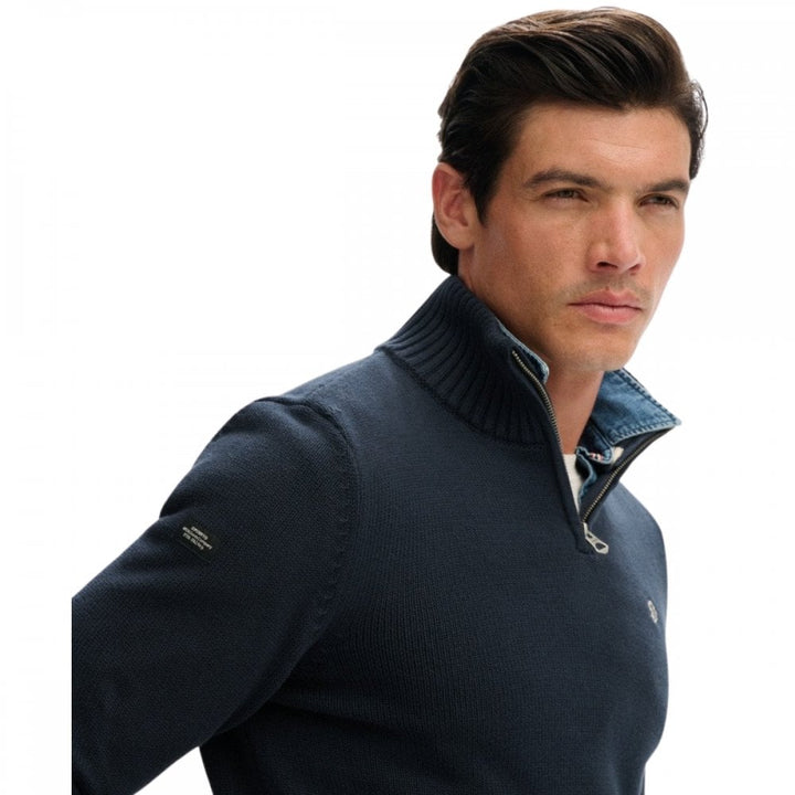 Superdry Cotton Half Zip Knit Jumper