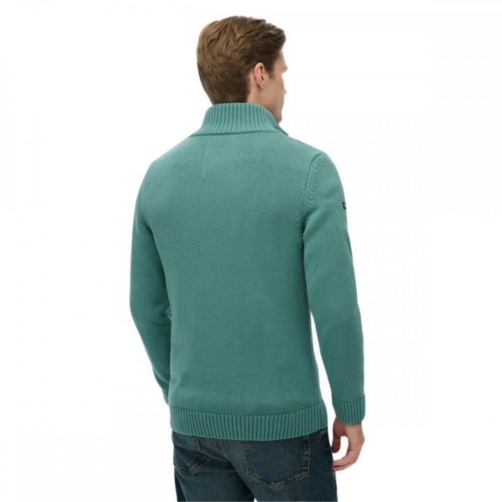 Superdry Cotton Half Zip Knit Jumper