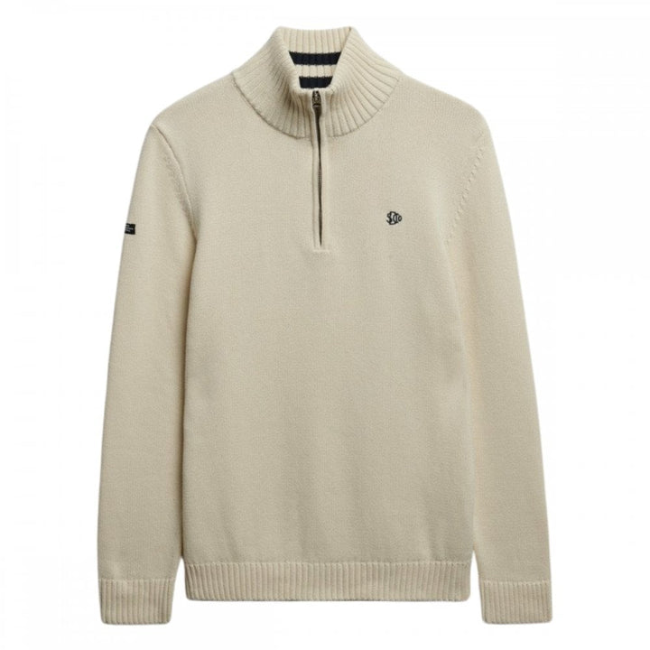 Superdry Cotton Half Zip Knit Jumper