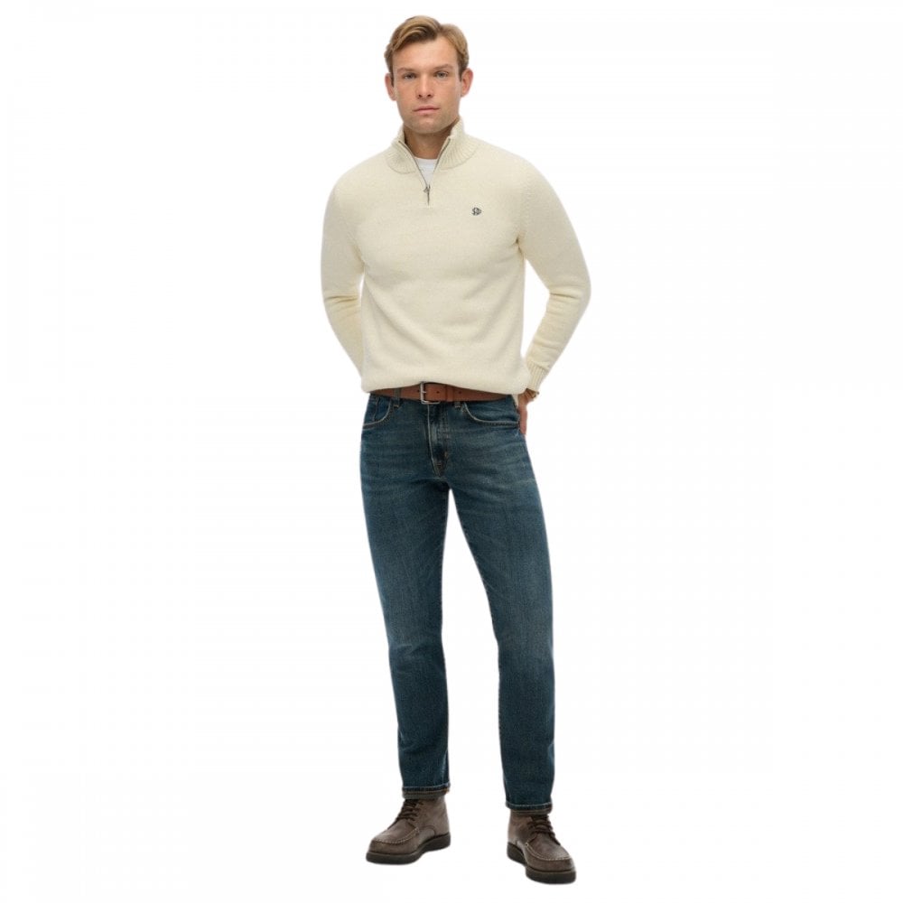 Superdry Cotton Half Zip Knit Jumper