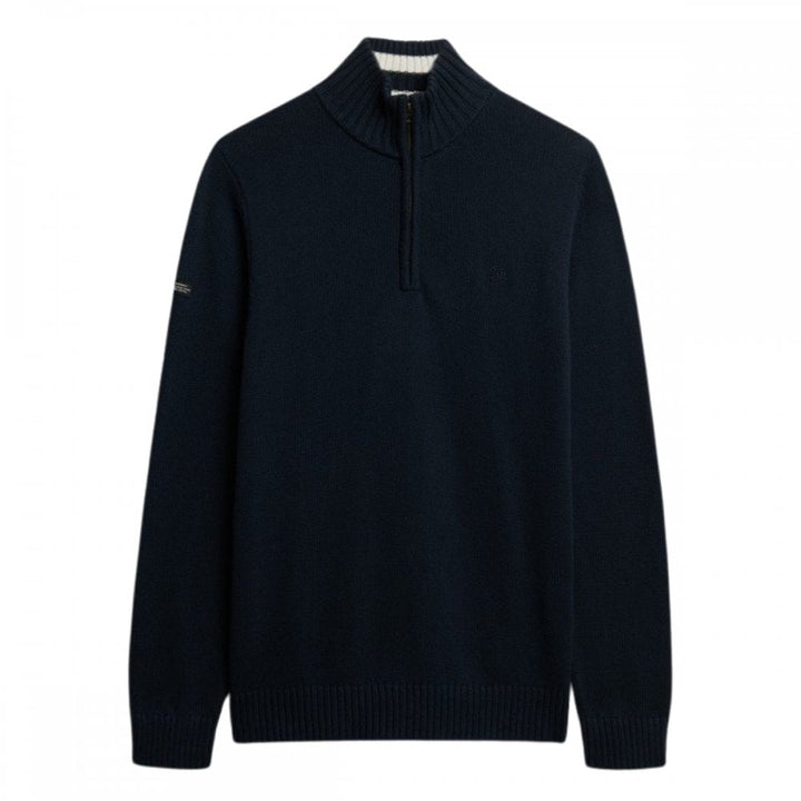 Superdry Cotton Half Zip Knit Jumper