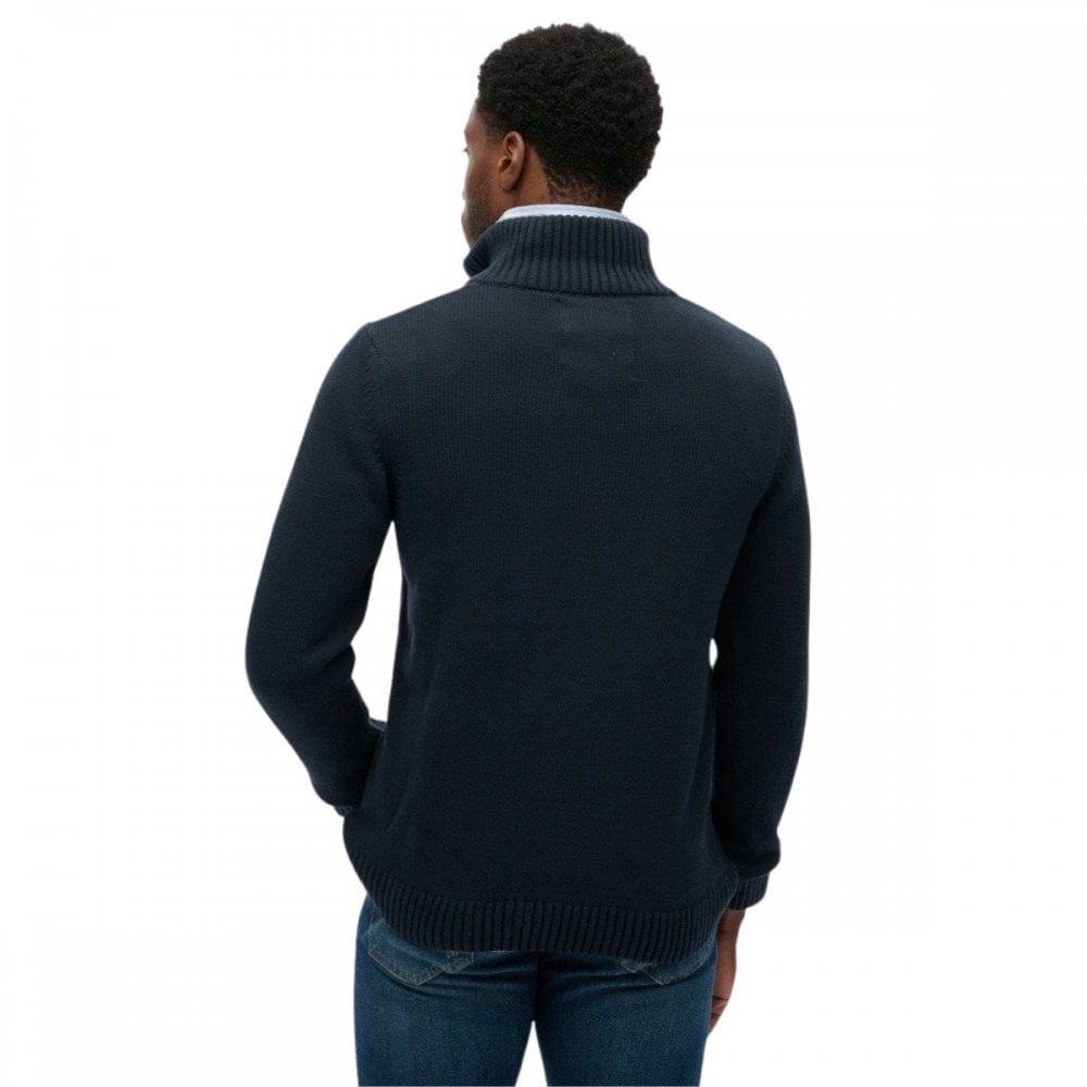 Superdry Cotton Half Zip Knit Jumper